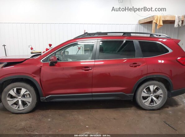4S4WMAFD0K3425701 2019 SUBARU ASCENT Maroon Widok wnętrza 360 stopni