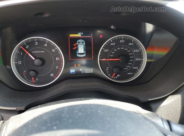 4S4WMAFDXL3430888 2020 SUBARU ASCENT Серебряный Вид щитка приборов