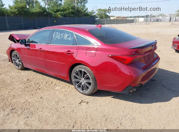 4T1BZ1FB9KU026326 2019 TOYOTA AVALON Burgundy Задня ліва чверть