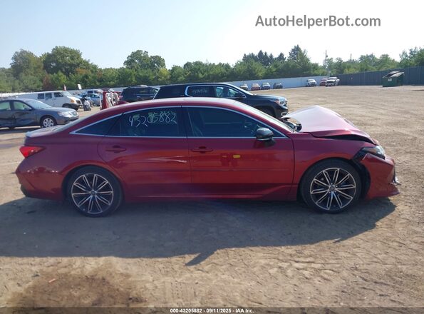 4T1BZ1FB9KU026326 2019 TOYOTA AVALON Burgundy Вид щитка приладів