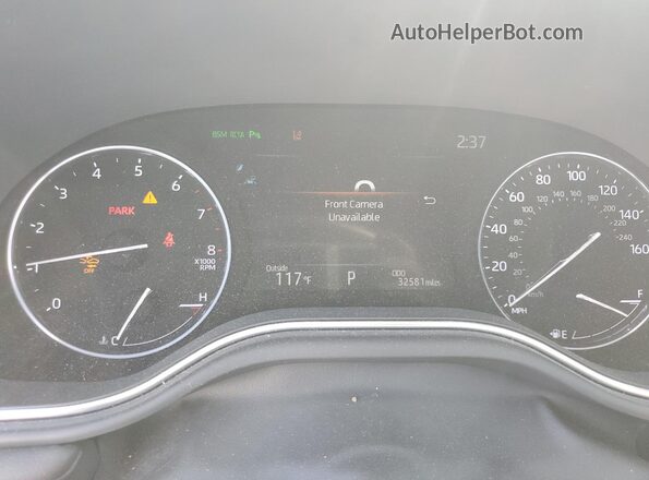 4T1HZ1FB8LU044991 2020 TOYOTA AVALON White Вид щитка приладів