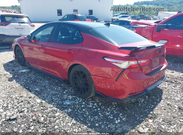4T1NZ1AK0LU044347 2020 TOYOTA CAMRY Red Trasero izquierdo