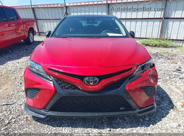 4T1NZ1AK0LU044347 2020 TOYOTA CAMRY Red Vista del cuadro de instrumentos