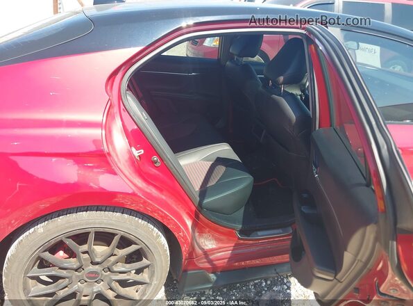 4T1NZ1AK0LU044347 2020 TOYOTA CAMRY Red Vista de la etiqueta del VIN