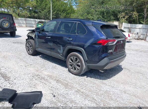 4T3D6RFV1NU074893 2022 TOYOTA LIMITED Dark Blue Задняя левая четверть