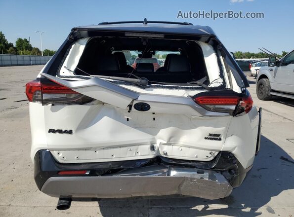 4T3E6RFV3MU027044 2021 TOYOTA RAV4 White Вид ззаду