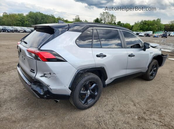 4T3E6RFVXMU059201 2021 TOYOTA RAV4 Silver Հետևի աջ