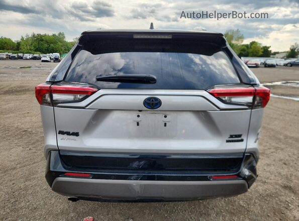 4T3E6RFVXMU059201 2021 TOYOTA RAV4 Silver Հետևի տեսք