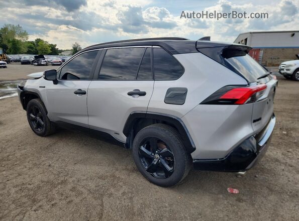 4T3E6RFVXMU059201 2021 TOYOTA RAV4 Silver Հետևի ձախ