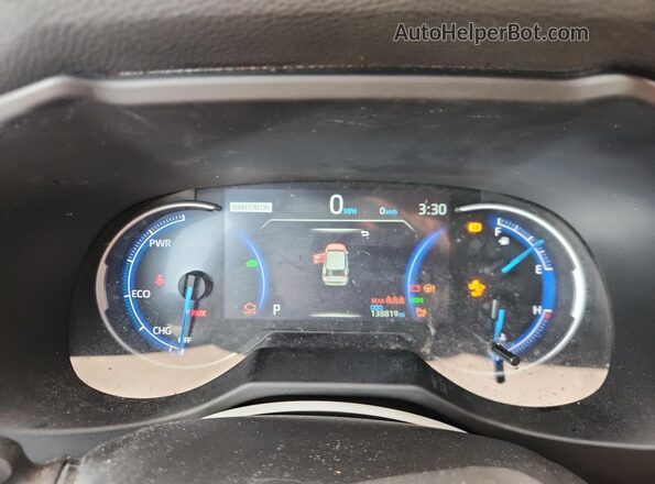 4T3E6RFVXMU059201 2021 TOYOTA RAV4 Silver Սարքավորումների վահանակի տեսք