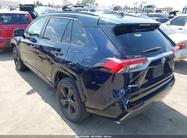 4T3E6RFVXMU060218 2021 TOYOTA RAV4 Dark Blue Rear left