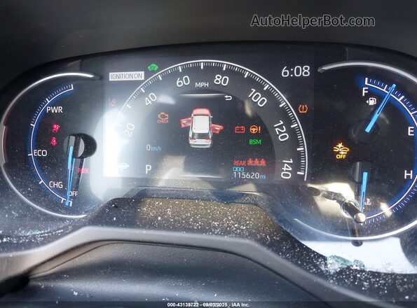 4T3EWRFV8LU010142 2020 TOYOTA RAV4 HYBRID Белый Вид задних сидений