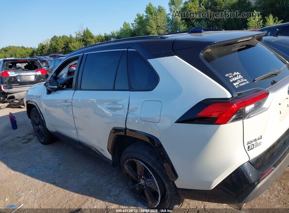 4T3EWRFV8LU010142 2020 TOYOTA RAV4 HYBRID Белый Панорамный вид салона 360°
