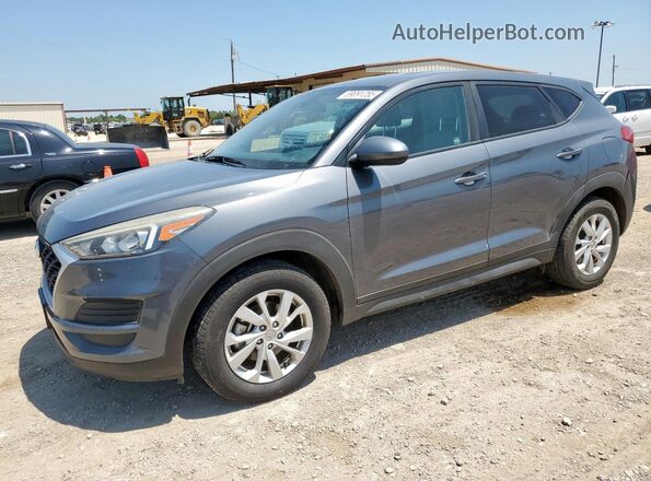 KM8J23A42KU923699 2019 HYUNDAI TUCSON Gray Задня ліва чверть