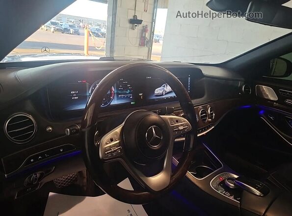 WDDUG8GB3JA399510 2018 MERCEDES-BENZ S-CLASS Черный Вид задних сидений