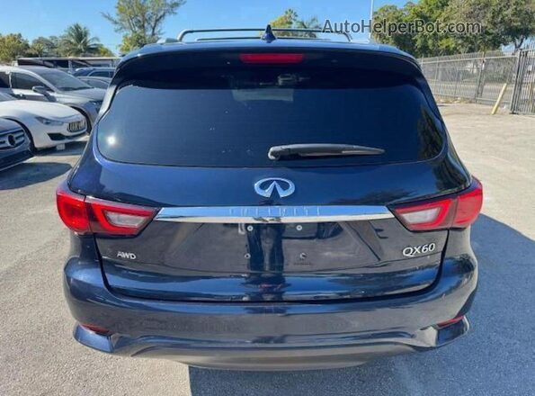 5N1DL0MM9LC538281 2020 INFINITI QX60 Blue Սալոնի դիմացի տեսք