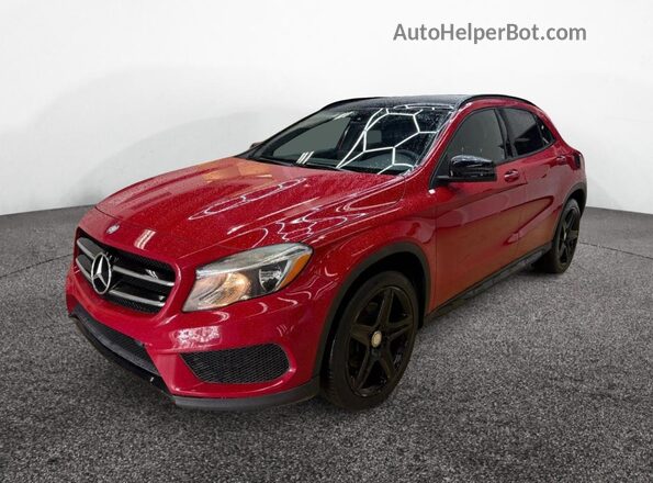 WDCTG4EB4GJ257896 2016 MERCEDES-BENZ GLA-CLASS Красный Задняя левая четверть
