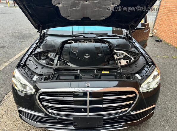W1K6G7GB1MA056976 2021 MERCEDES-BENZ S Черный Вид наклейки с VIN-кодом