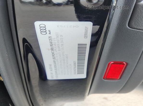 WAUANCF5XLA006071 2020 AUDI OTHER Black VIN կոդի պիտակի տեսք