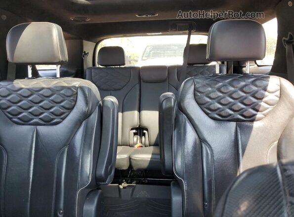KM8R5DHE0LU169654 2020 HYUNDAI PALISADE Gray Widok wnętrza z tyłu