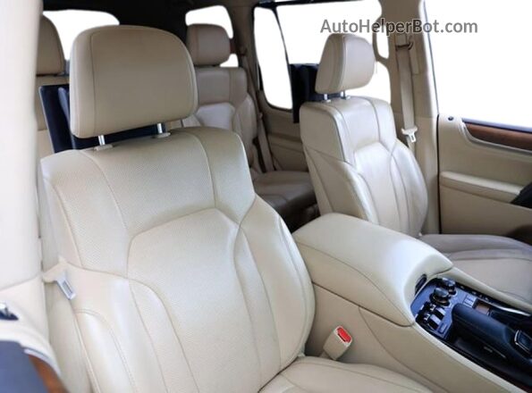 JTJHY7AX1H4235458 2017 LEXUS LX Белый Вид спереди