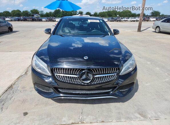55SWF4HB3JU242966 2018 MERCEDES-BENZ C Black 