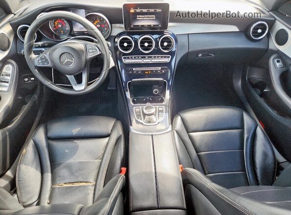 55SWF4HB3JU242966 2018 MERCEDES-BENZ C Black 