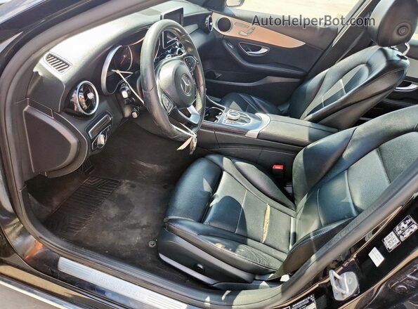55SWF4HB3JU242966 2018 MERCEDES-BENZ C Black 