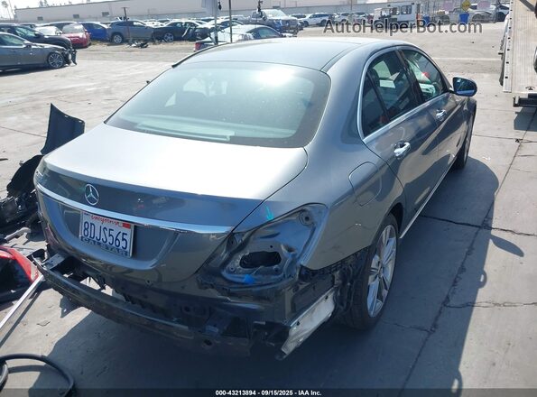 55SWF4JB0JU270640 2018 MERCEDES-BENZ C-CLASS Gray 
