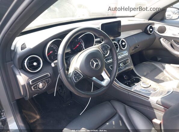 55SWF4JB0JU270640 2018 MERCEDES-BENZ C-CLASS Gray 