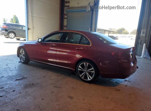 55SWF4JB2JU244993 2018 MERCEDES-BENZ C Red 
