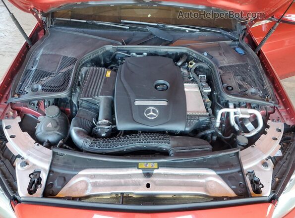 55SWF4JB2JU244993 2018 MERCEDES-BENZ C Red 