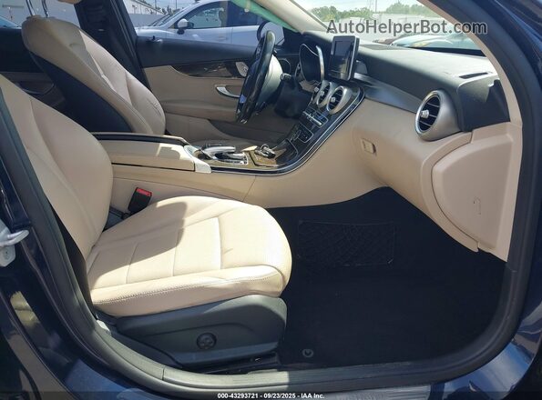 55SWF4JB3GU140960 2016 MERCEDES-BENZ C-CLASS Navy წინა სალონის ხედი