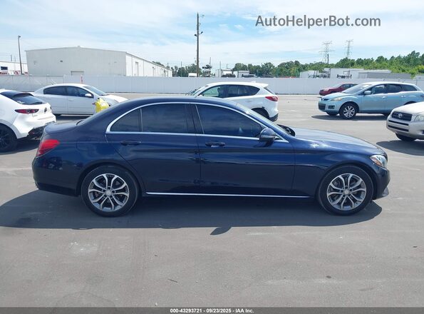 55SWF4JB3GU140960 2016 MERCEDES-BENZ C-CLASS Navy უკანა სალონის ხედი
