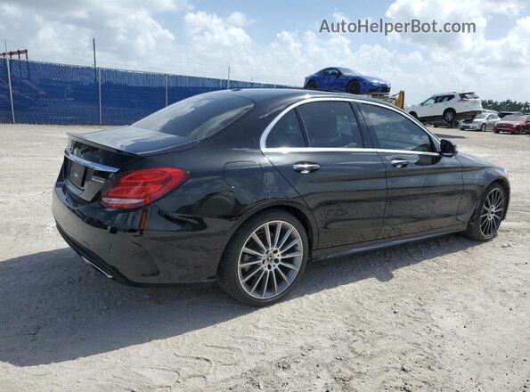 55SWF4JB4JU272844 2018 MERCEDES-BENZ C Black 