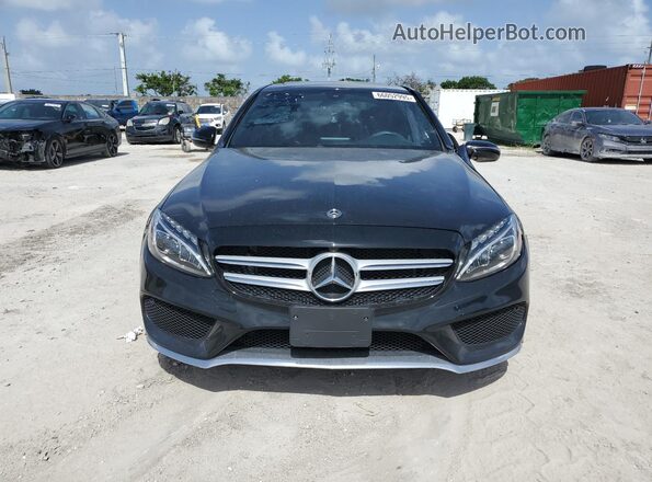 55SWF4JB4JU272844 2018 MERCEDES-BENZ C Black 