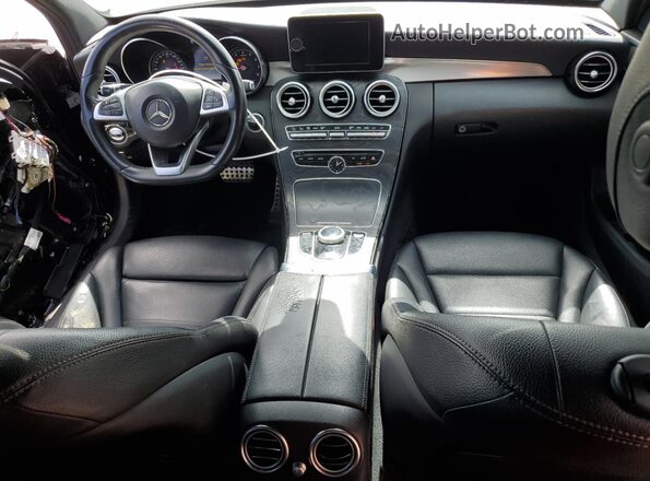 55SWF4JB4JU272844 2018 MERCEDES-BENZ C Black 