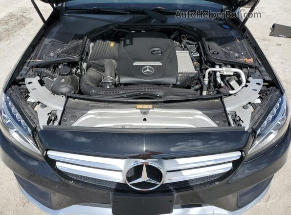 55SWF4JB4JU272844 2018 MERCEDES-BENZ C Black 