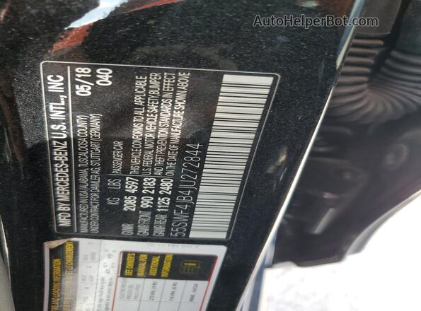 55SWF4JB4JU272844 2018 MERCEDES-BENZ C Black 