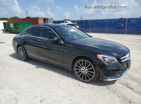 55SWF4JB4JU272844 2018 MERCEDES-BENZ C Black 