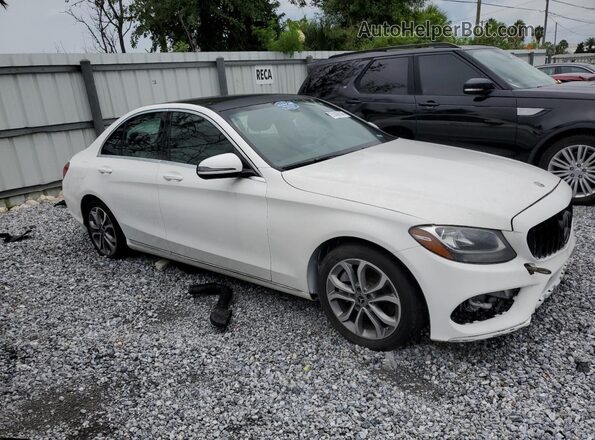 55SWF4JB5JU235902 2018 MERCEDES-BENZ C White 