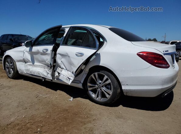 55SWF4JB6JU272375 2018 MERCEDES-BENZ C White 