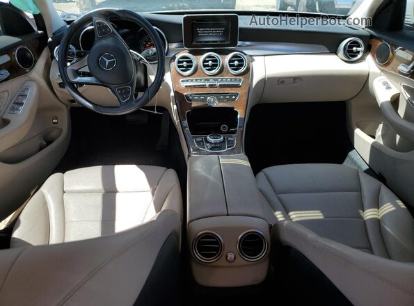 55SWF4JB6JU272375 2018 MERCEDES-BENZ C White 