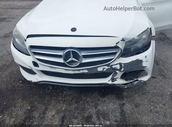 55SWF4JB7GU174478 2016 MERCEDES-BENZ C-CLASS White Вид спереду
