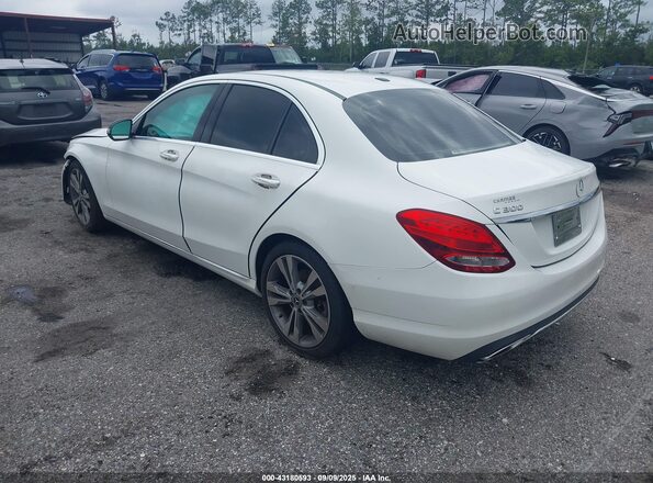 55SWF4JB7GU174478 2016 MERCEDES-BENZ C-CLASS White Задня ліва чверть