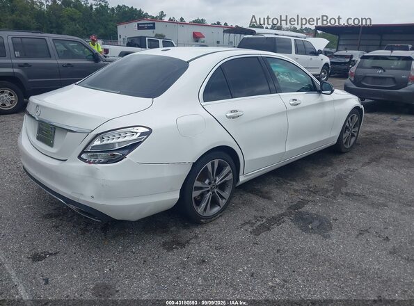 55SWF4JB7GU174478 2016 MERCEDES-BENZ C-CLASS White Задня права чверть