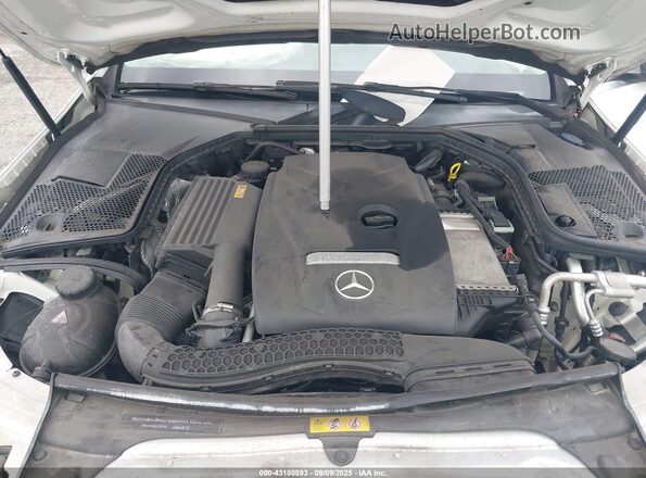 55SWF4JB7GU174478 2016 MERCEDES-BENZ C-CLASS White Вид ззаду