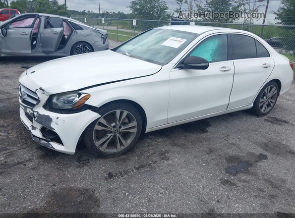 55SWF4JB7GU174478 2016 MERCEDES-BENZ C-CLASS White Передня ліва чверть