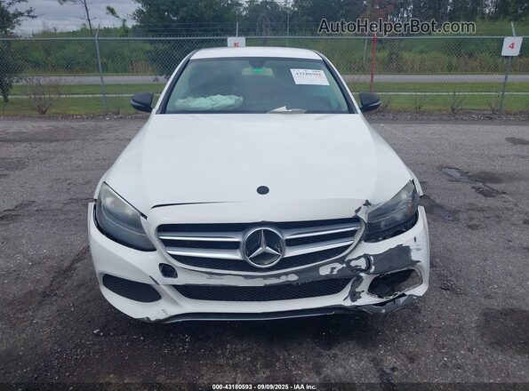 55SWF4JB7GU174478 2016 MERCEDES-BENZ C-CLASS White Вид панелі приладів