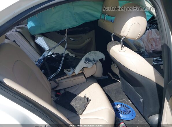 55SWF4JB8GU158516 2016 MERCEDES-BENZ C-CLASS White VIN კოდის სტიკერის ხედი